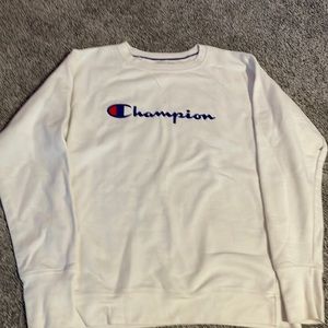 white champion crew neck